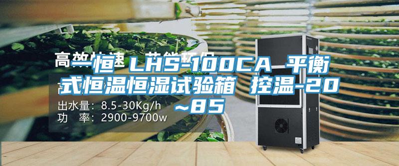 一恒 LHS-100CA 平衡式恒溫恒濕試驗(yàn)箱 控溫-20~85℃