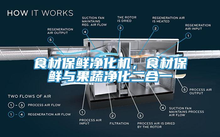 食材保鮮凈化機(jī)，食材保鮮與果蔬凈化二合一