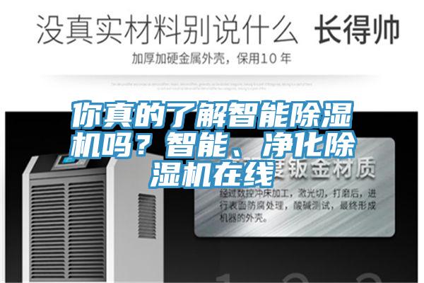 你真的了解智能除濕機嗎？智能、凈化除濕機在線