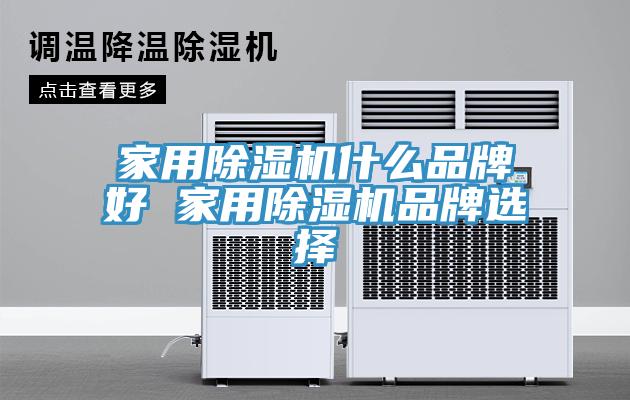 家用除濕機(jī)什么品牌好 家用除濕機(jī)品牌選擇