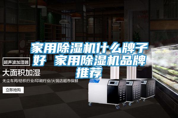 家用除濕機什么牌子好 家用除濕機品牌推薦