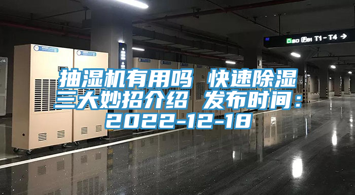 抽濕機(jī)有用嗎 快速除濕三大妙招介紹 發(fā)布時間：2022-12-18