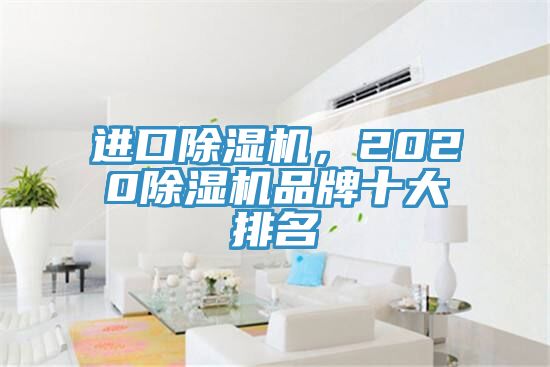 進口除濕機，2020除濕機品牌十大排名