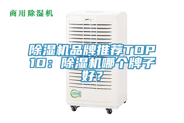 除濕機品牌推薦TOP10：除濕機哪個牌子好？