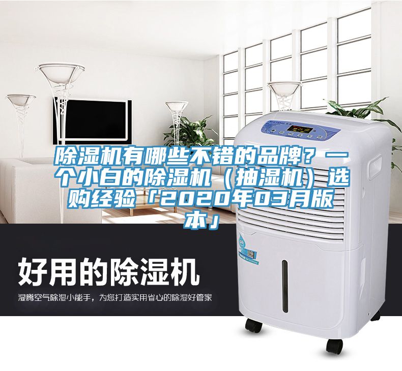 除濕機有哪些不錯的品牌？一個小白的除濕機（抽濕機）選購經(jīng)驗「2020年03月版本」