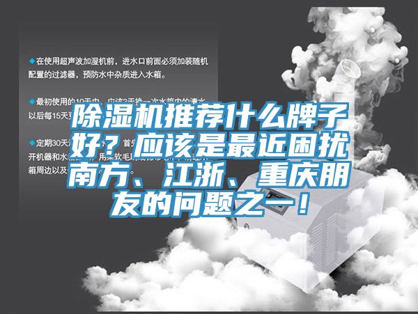 除濕機推薦什么牌子好？應該是最近困擾南方、江浙、重慶朋友的問題之一！