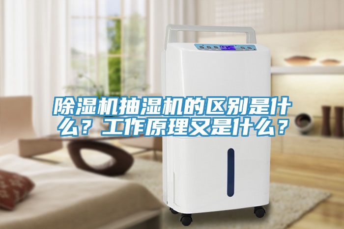 除濕機抽濕機的區(qū)別是什么？工作原理又是什么？