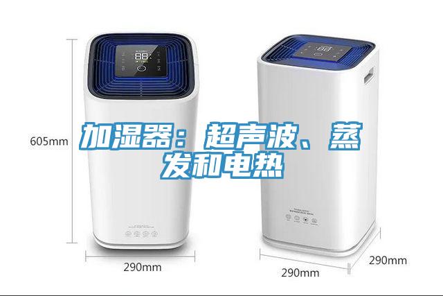 加濕器：超聲波、蒸發(fā)和電熱